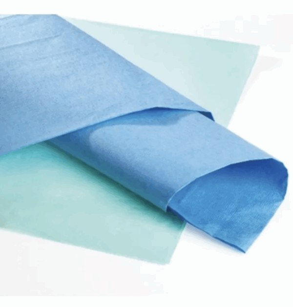 Papel crepado/crepé grado médico reliance 30 x 30 - Imagen 3